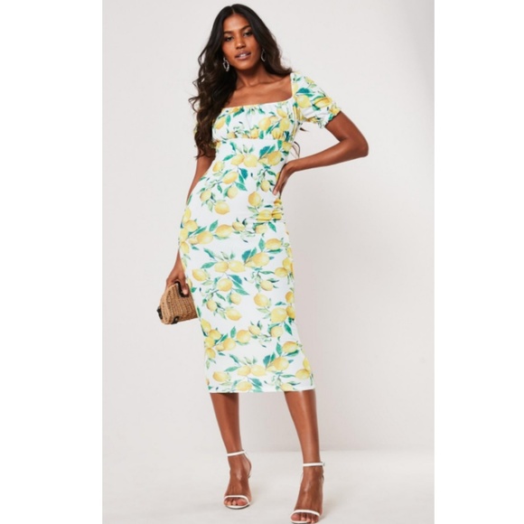 lemon dress asos